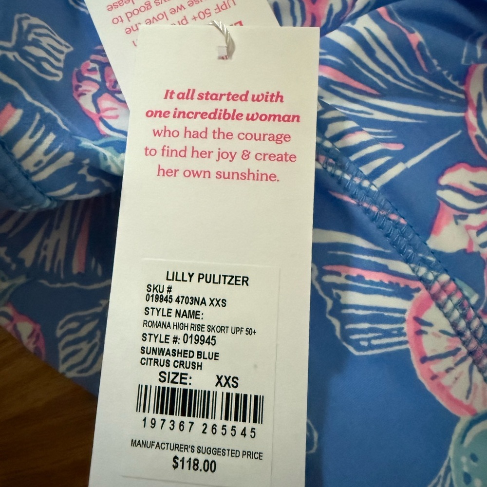 Lilly Pulitzer Luxletic Blue Activewear - Picture 7 of 7